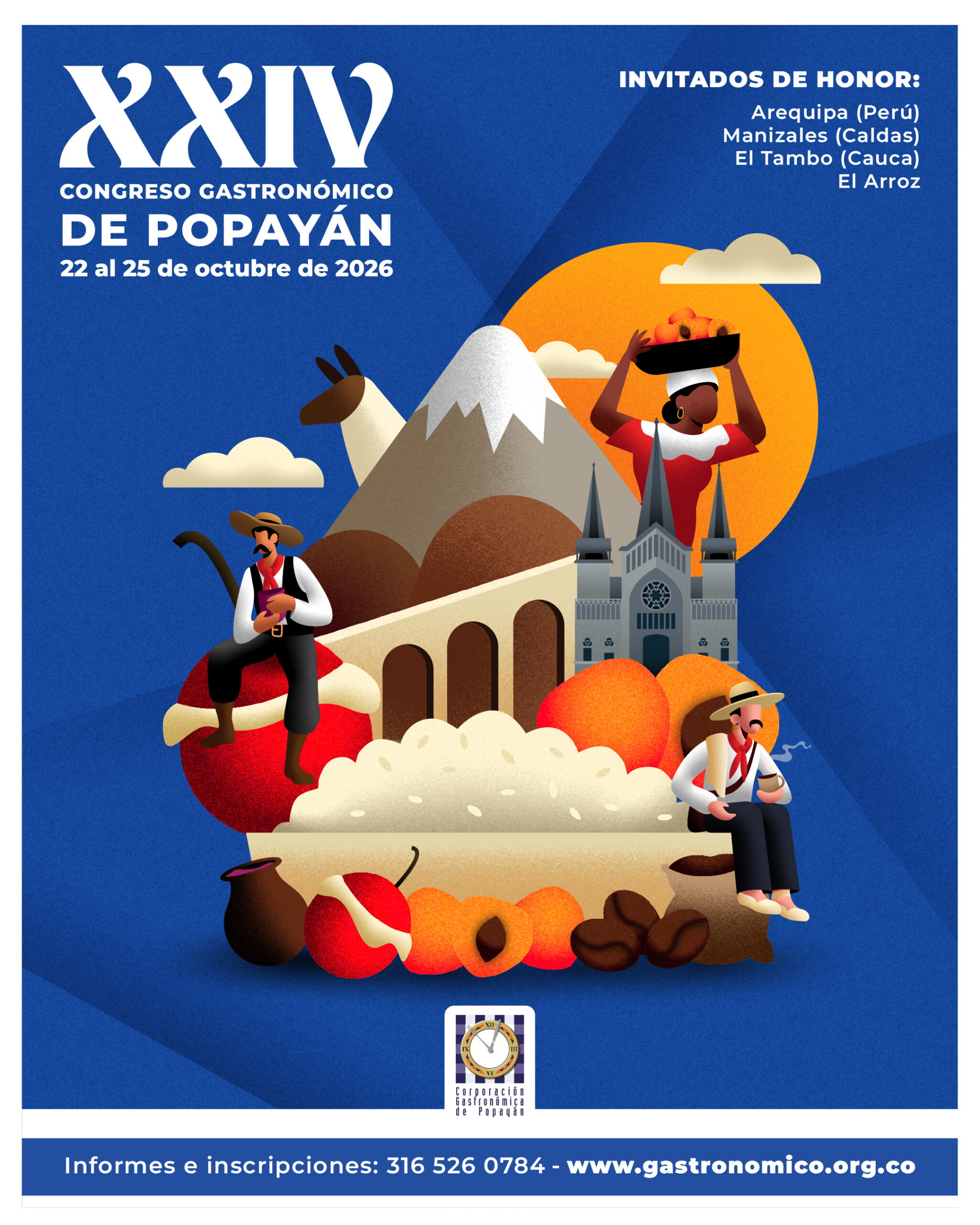 Flyer Feria Gastronómica