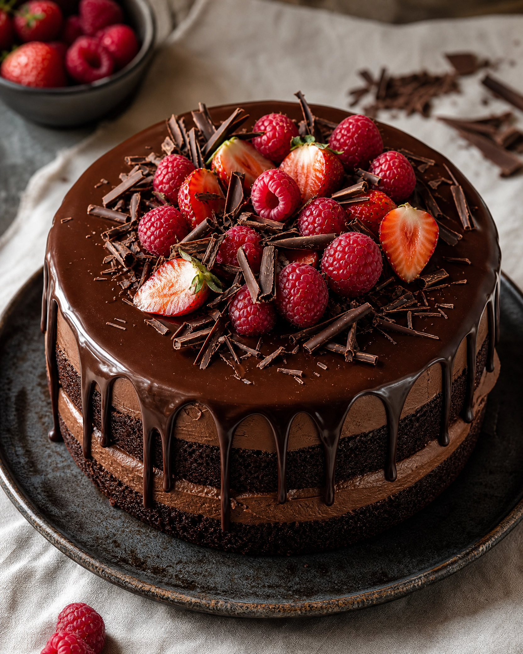 Torta de chocolate húmeda